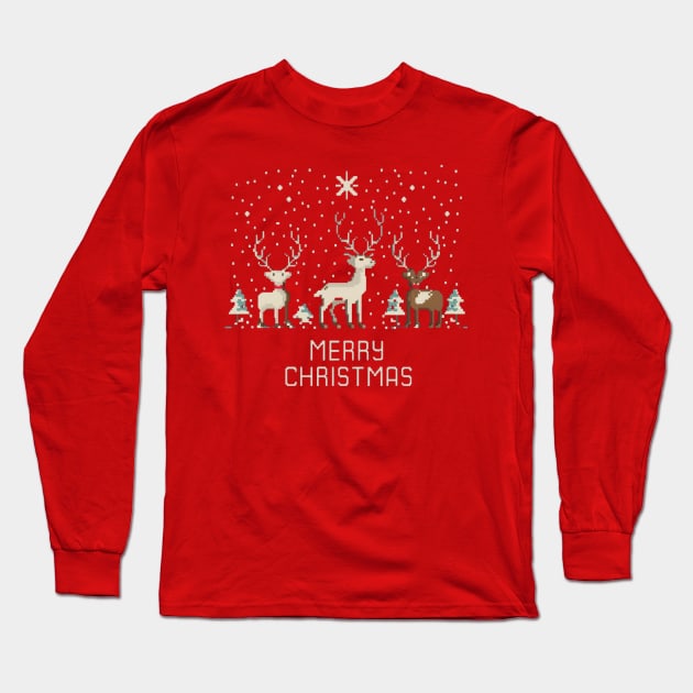 Merry Christmas Filthy Animal  Sweater Long Sleeve T-Shirt by Aldrvnd